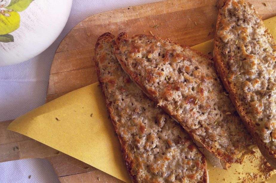 crostoni sambudello e stracchino