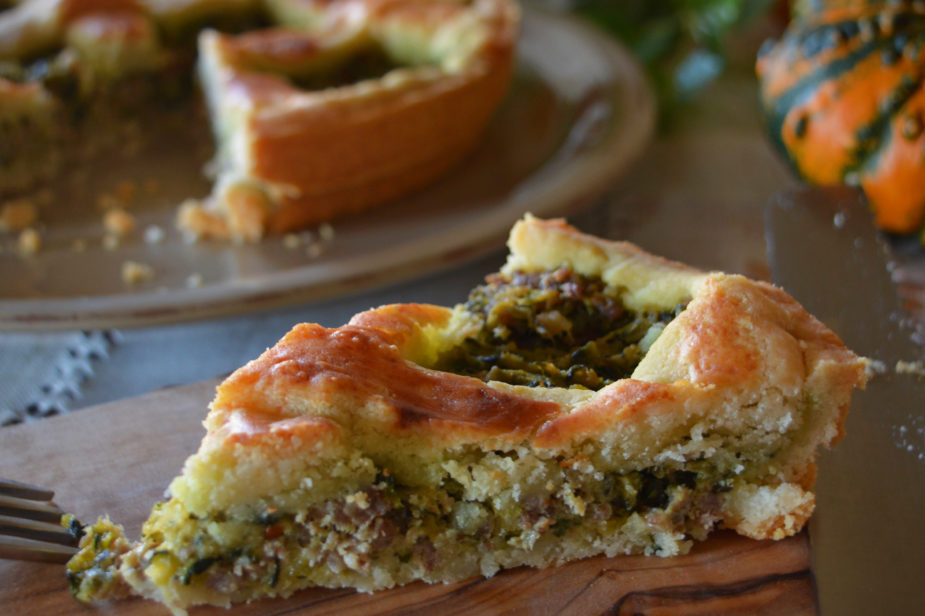 crostata salsiccia e zucchine