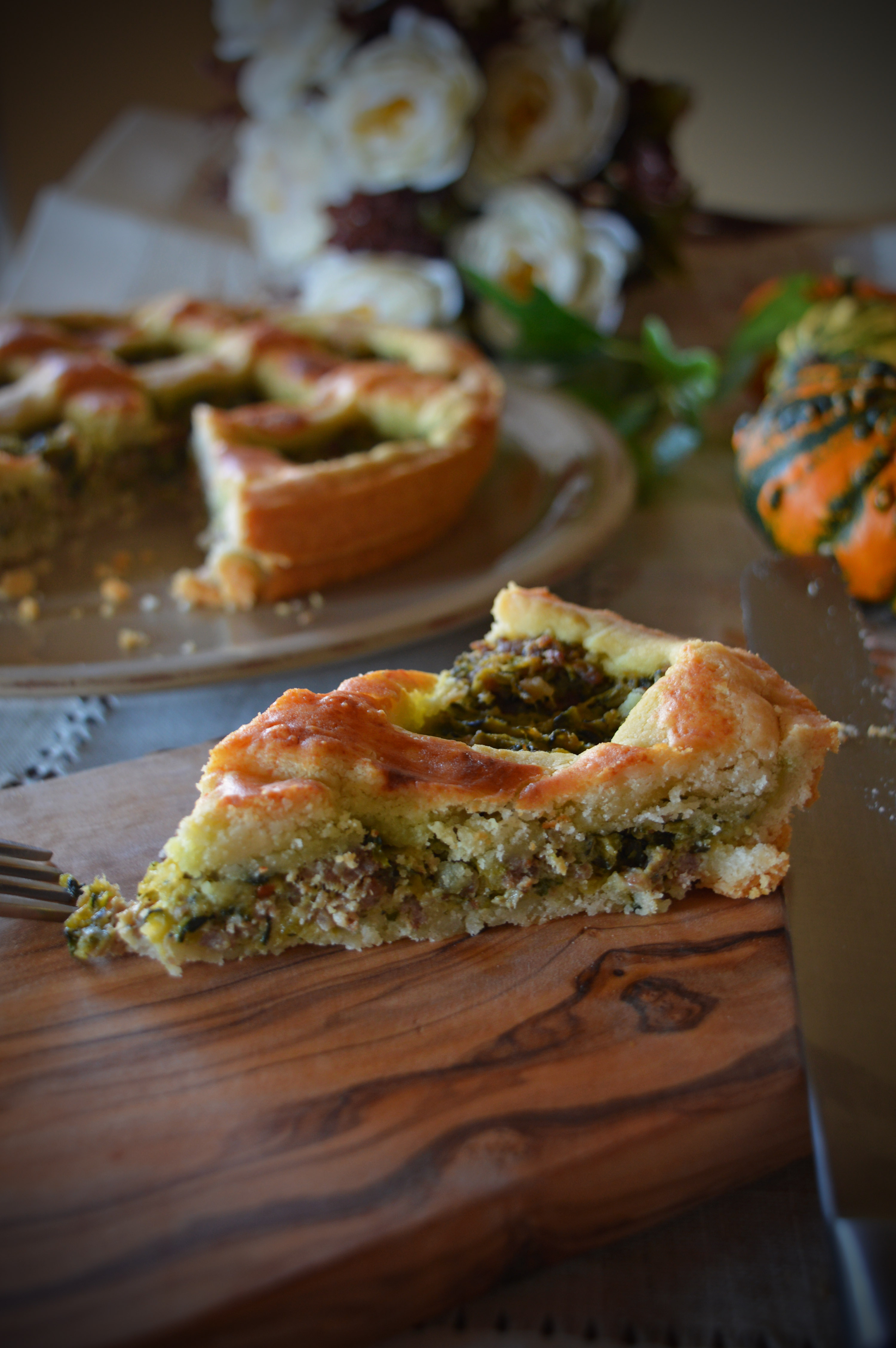 crostata salsiccia e zucchine