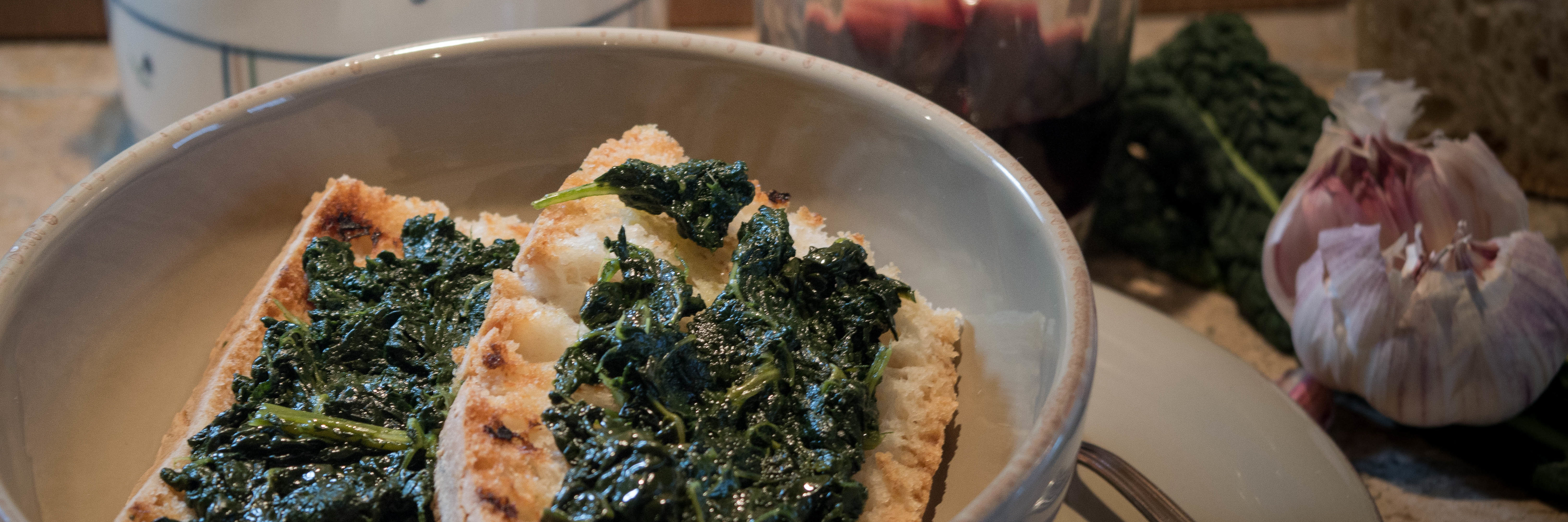 Crostoni di cavolo nero Crostoni di cavolo nero