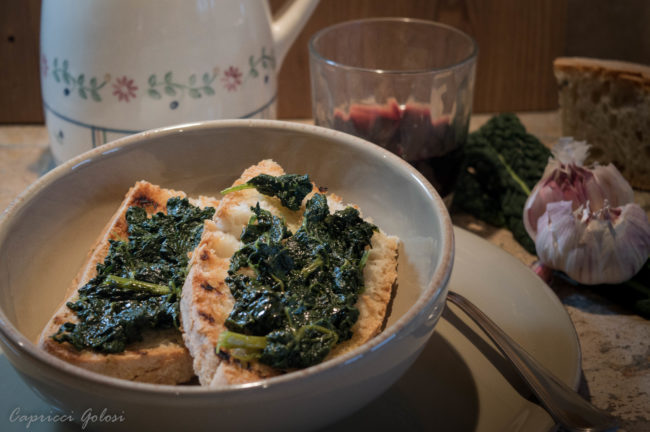 Crostoni di cavolo nero Crostoni di cavolo nero