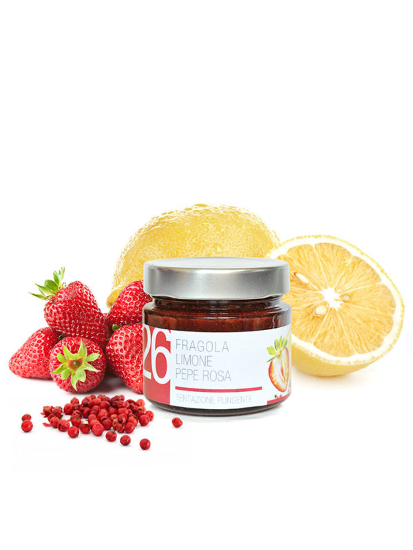 Confettura Extra di Fragole, Limone e Pepe Rosa