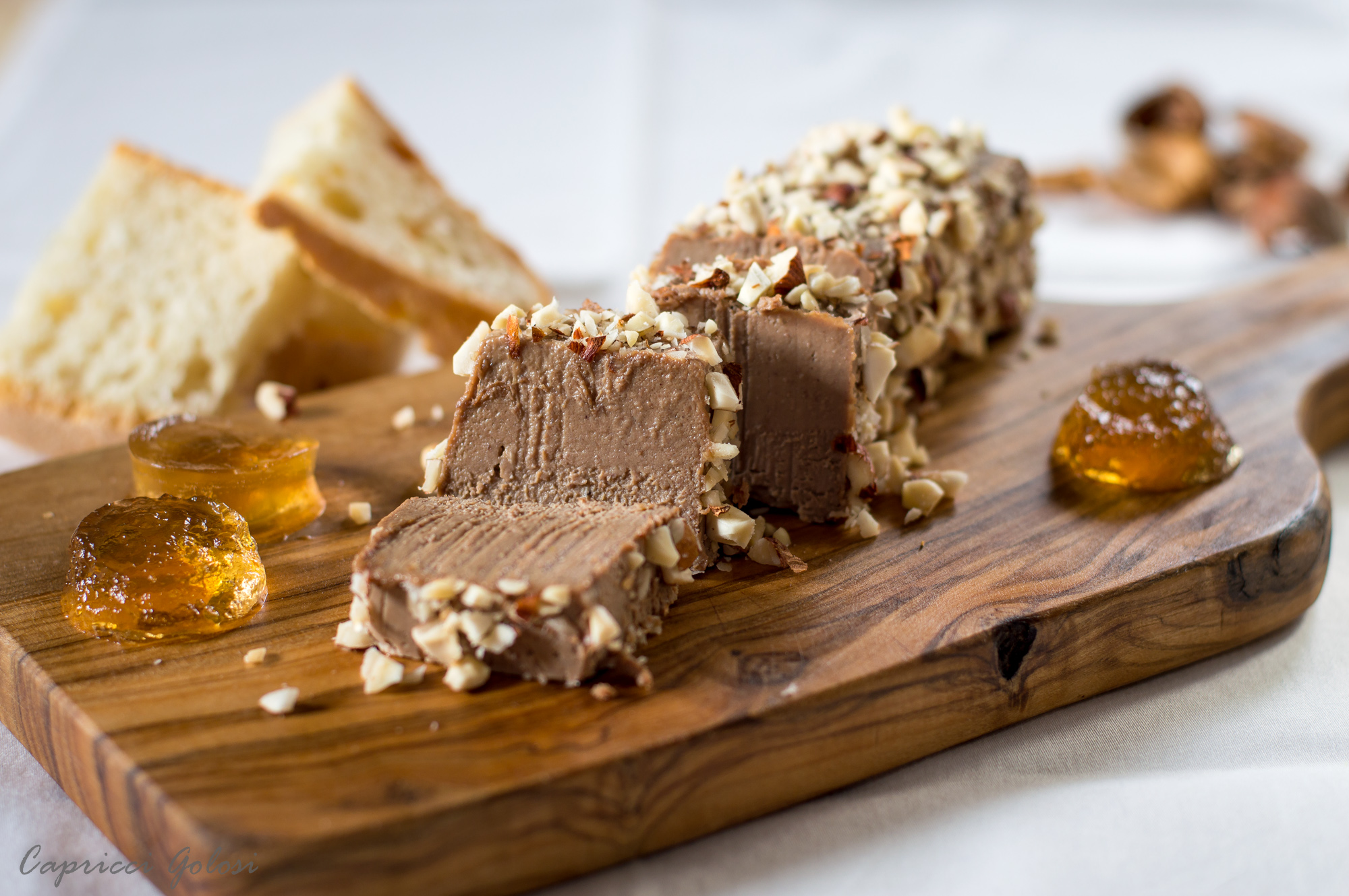 Paté di fegatini e gelatina di Vin Santo