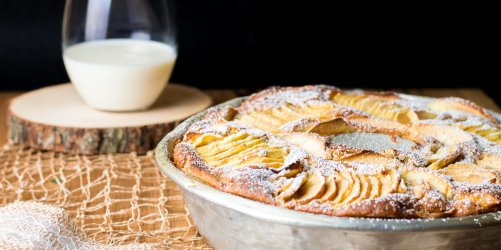 Torta di mele e yogurt