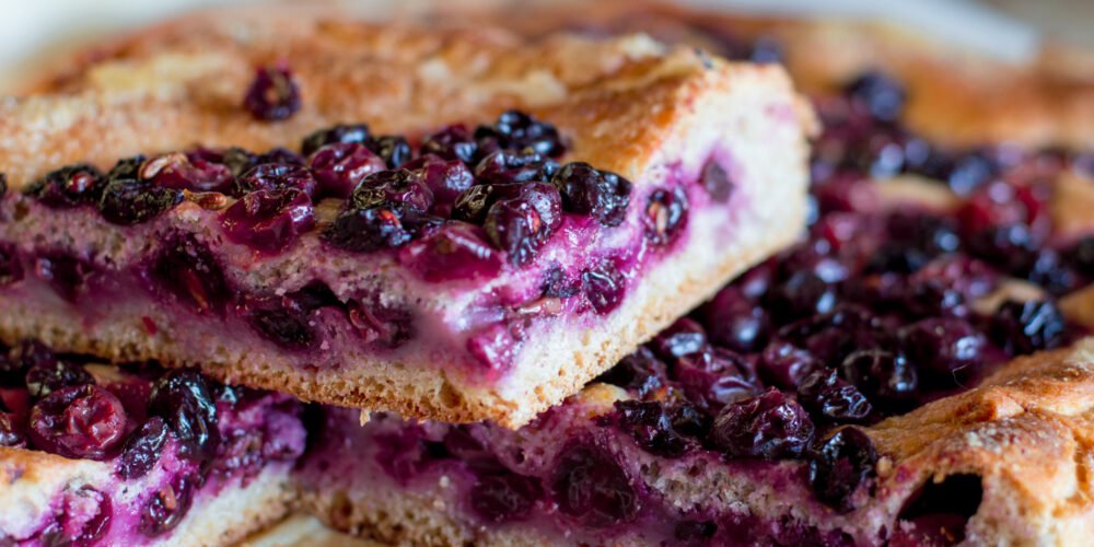 Pan con l'uva o schiacciata con l'uva
