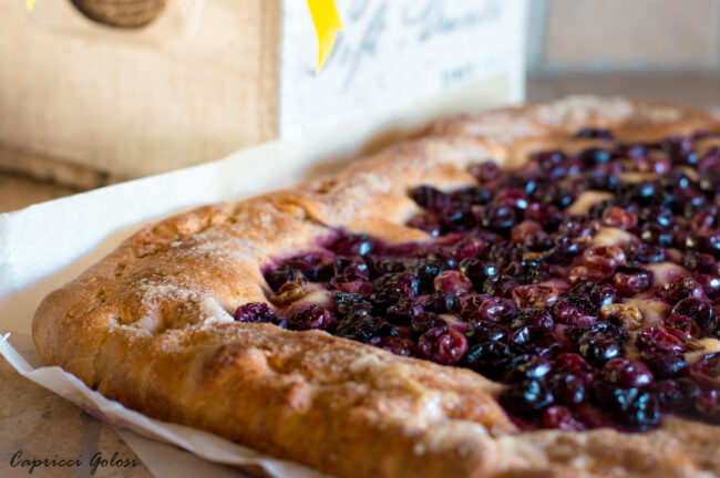 Schiacciata con l’uva toscana Schiacciata con l'uva toscana