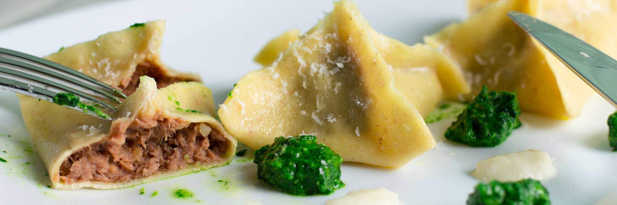 Pasta fresca ripiena di lesso rifatto Pasta fresca ripiena di lesso rifatto